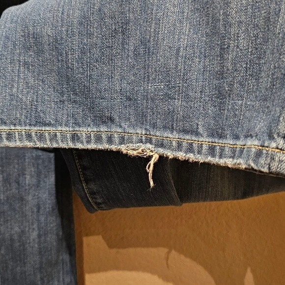 Lucky Brand Dungarees Wide Leg Jeans Women's Size 36 Vintage - Picture 7 of 8